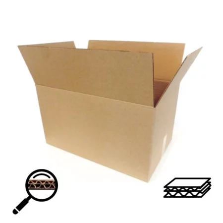 Carton Standard Double Cannelure - L.55 x l.35 x H.30 cm