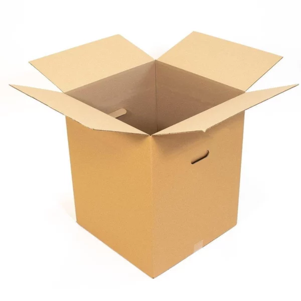 Carton XL  Barrel renforcé avec poignées - 116 litres - L.45 x l.45 x H.57 cm - réservé aux particuliers